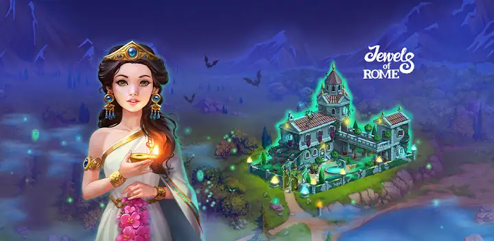 Jewels of Rome: Gems Puzzle — Android game banner