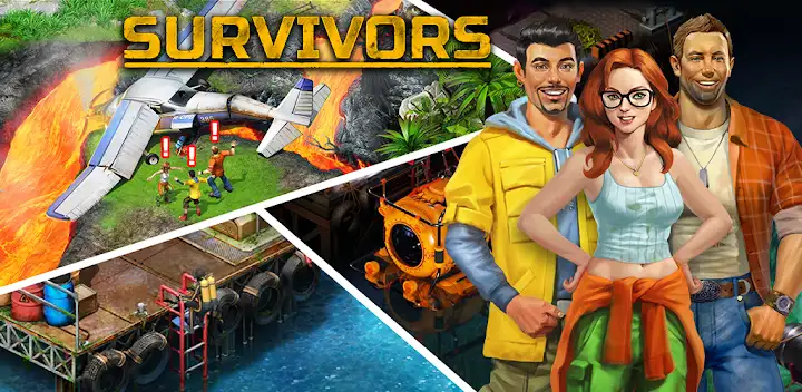 Survivors: Match 3・Lost Island — Android game banner