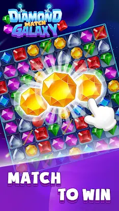 Diamond Galaxy Match 3 screenshot 2