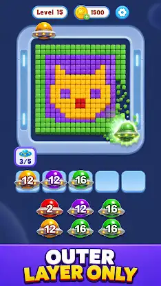 UFO Pixel: Color Rescue screenshot 3