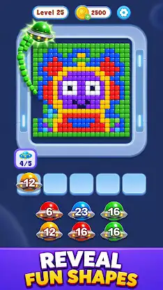 UFO Pixel: Color Rescue screenshot 5