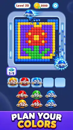 UFO Pixel: Color Rescue screenshot 4