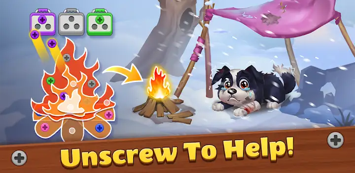 Screw Up Family: Story Puzzle — Android game banner