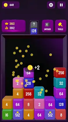 2048 Blocks 3D - Merge Numbers screenshot 3