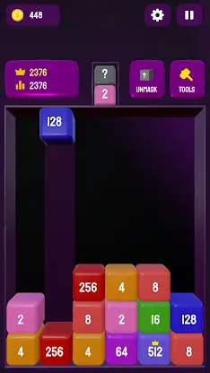 2048 Blocks 3D - Merge Numbers screenshot 1