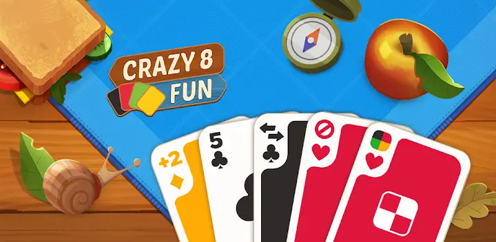 Crazy8 Fun & Friends — Android game banner