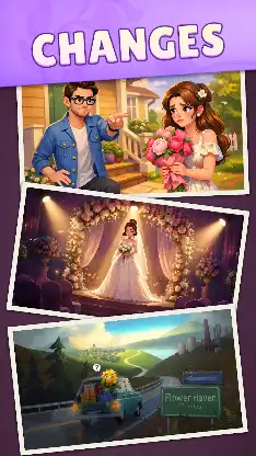 Flower Haven: Home Merge Games screenshot 2