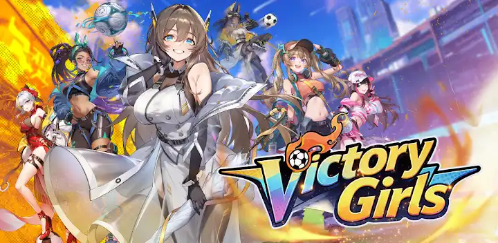 Victory Girls: Anime Soccer — Android game banner