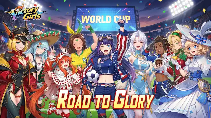 Victory Girls: Anime Soccer screenshot 1