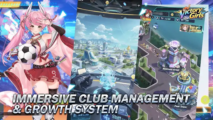 Victory Girls: Anime Soccer screenshot 5