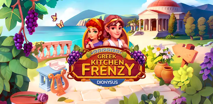 Greek Kitchen Frenzy: Dionysus — Android game banner