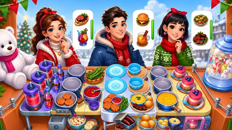 Christmas Fever Cooking Games screenshot 2