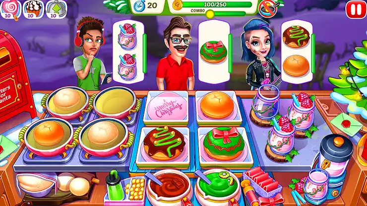 Christmas Fever Cooking Games screenshot 5