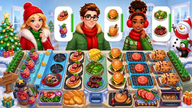 Christmas Fever Cooking Games screenshot 1