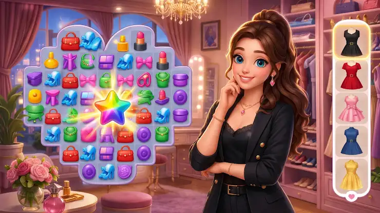 Dream Makeover - Match 3 Games screenshot 1