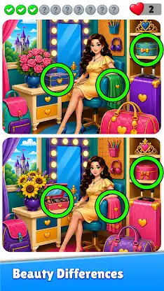 Find Differences Makeover Game screenshot 1
