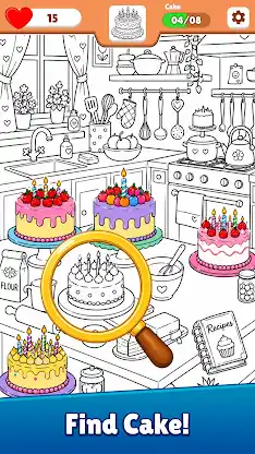 Find Hidden Foods : Spot It! screenshot 1