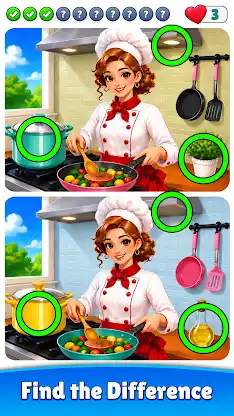 Find the Difference: Chef Game screenshot 1