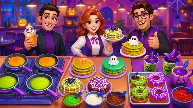 Halloween Cooking Madness Game screenshot 1