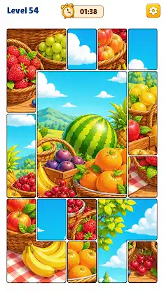 Jigsaw Slide: Cooking Cards screenshot 5