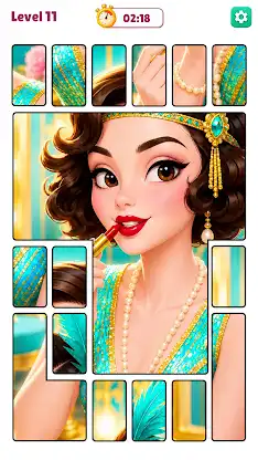 Jigsaw Solitaire Makeover Card screenshot 5