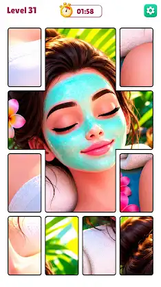 Jigsaw Solitaire Makeover Card screenshot 3