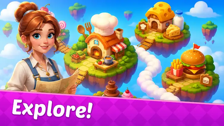 Merge 3 Cooking: Merge Games screenshot 4
