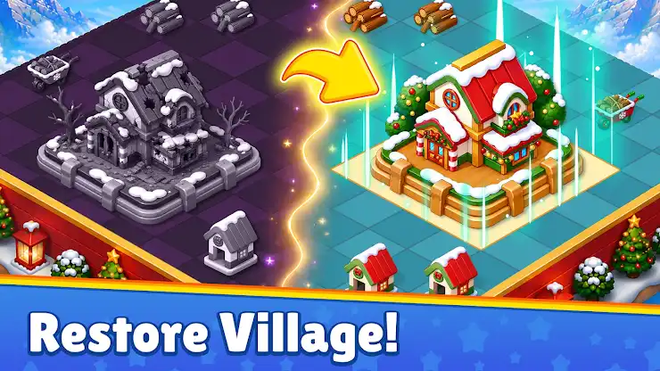 Merge Christmas Merge 3 puzzle screenshot 3