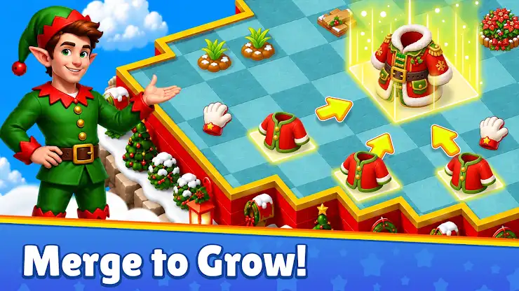 Merge Christmas Merge 3 puzzle screenshot 5