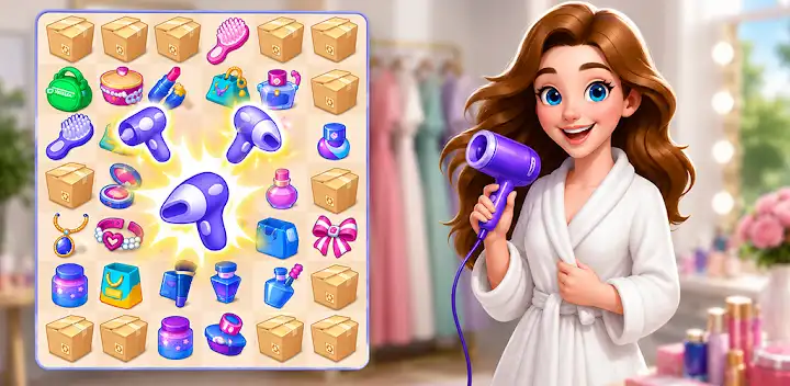 Merge & Makeover: Fashion Game — Android game banner