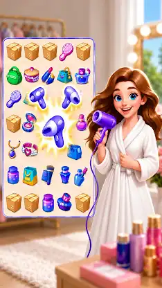 Merge & Makeover: Fashion Game screenshot 1