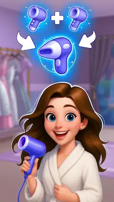 Merge & Makeover: Fashion Game screenshot 2
