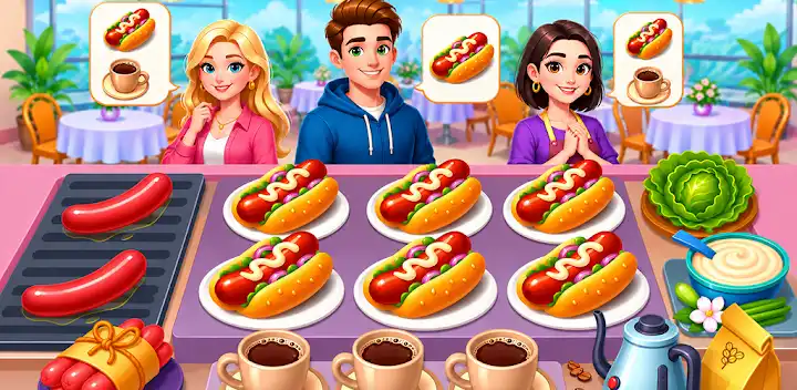 My Cafe Shop : Cooking Games — Android game banner