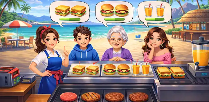 Restaurant Diary: Cook & Style — Android game banner