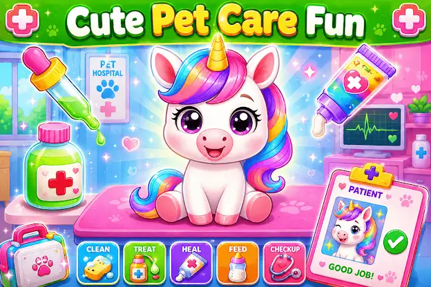 Animal Doctor: Pet Care Games screenshot 3