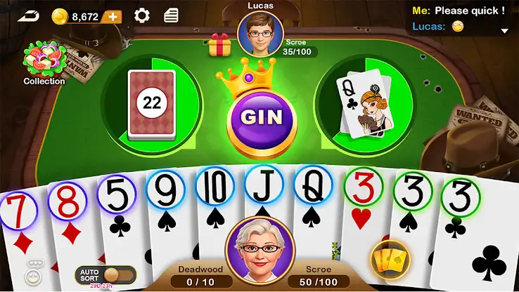 Gin Rummy screenshot 1