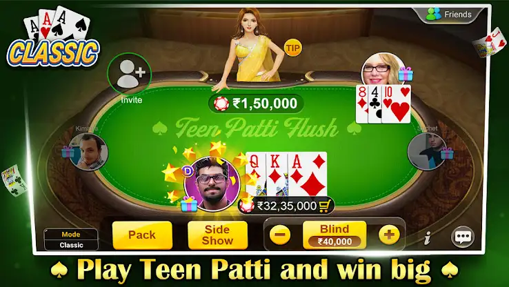 Teen Patti Flush:3 Patti Poker screenshot 1