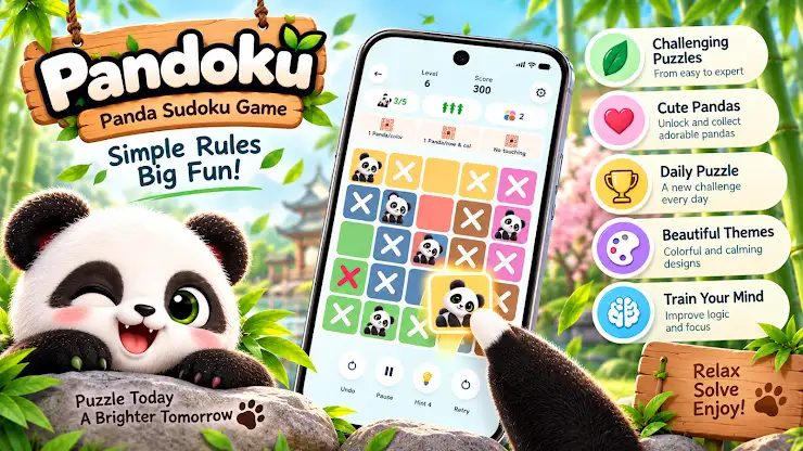Pandoku: Panda Sudoku Puzzle screenshot 6