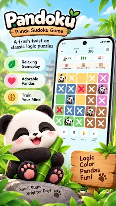 Pandoku: Panda Sudoku Puzzle screenshot 2