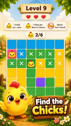 Chick Doku | Brain Puzzle screenshot 1