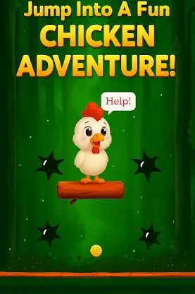 Chicken Slide and Jump screenshot 1