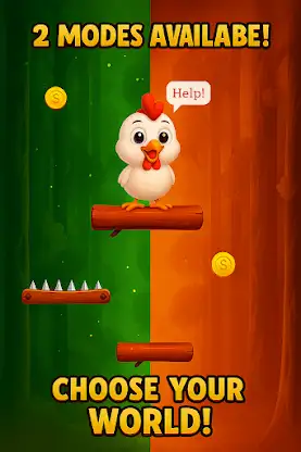 Chicken Slide and Jump screenshot 3