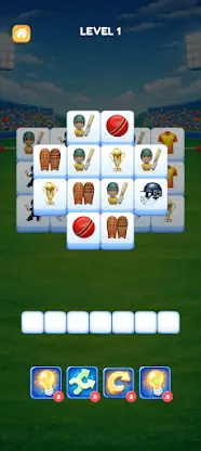 Cricket Cards -Tiles Sort screenshot 1
