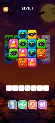 Halloween Tiles - Sort Puzzle screenshot 3