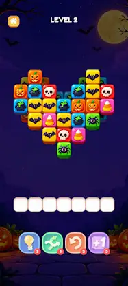 Halloween Tiles - Sort Puzzle screenshot 1