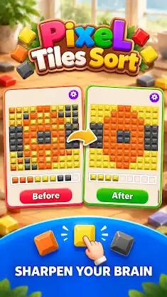 Pixel Tiles Sort screenshot 3