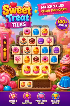 Sweet Treat Tiles screenshot 1