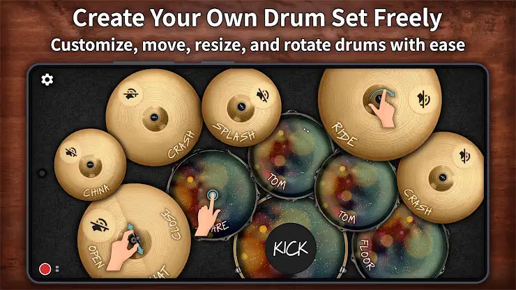 Drum King: Electronic Drum screenshot 1
