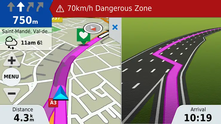 Garmin Motorize screenshot 1