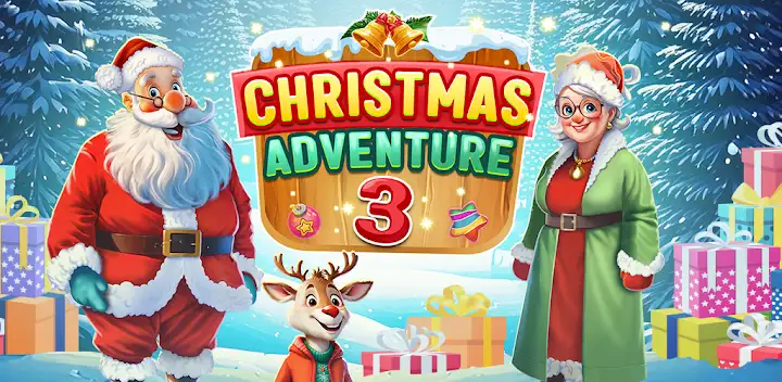 Christmas Adventure 3: Match-3 — Android game banner